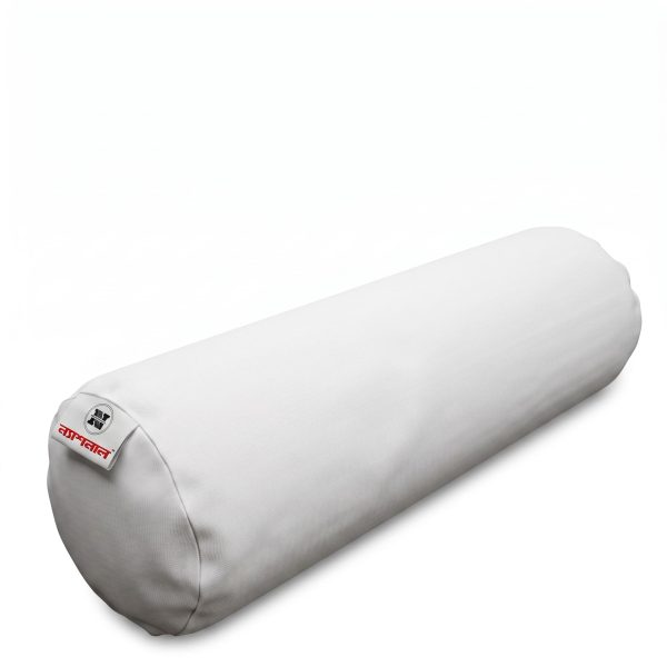 National Classic Cylindrical White Bolster Pillow