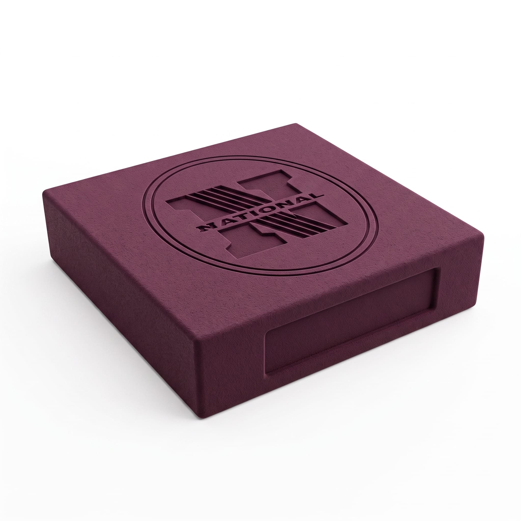 National Performance Foam Yoga & Fitness Prop - Burgundy