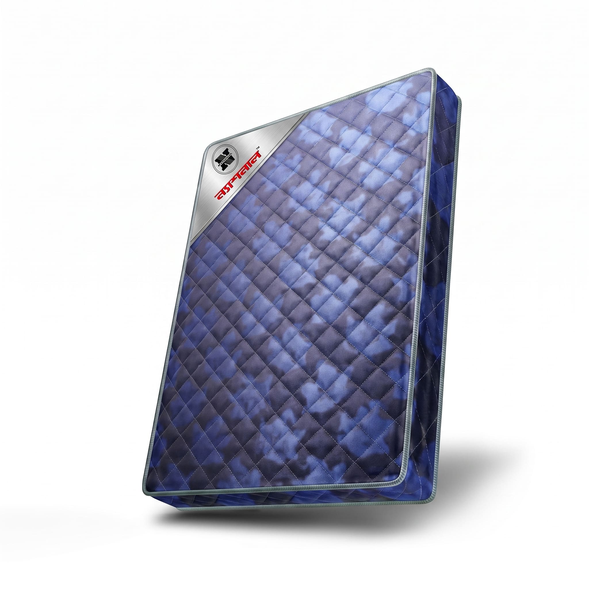 National Urban Comfort Blue Camo Quilted Mattress