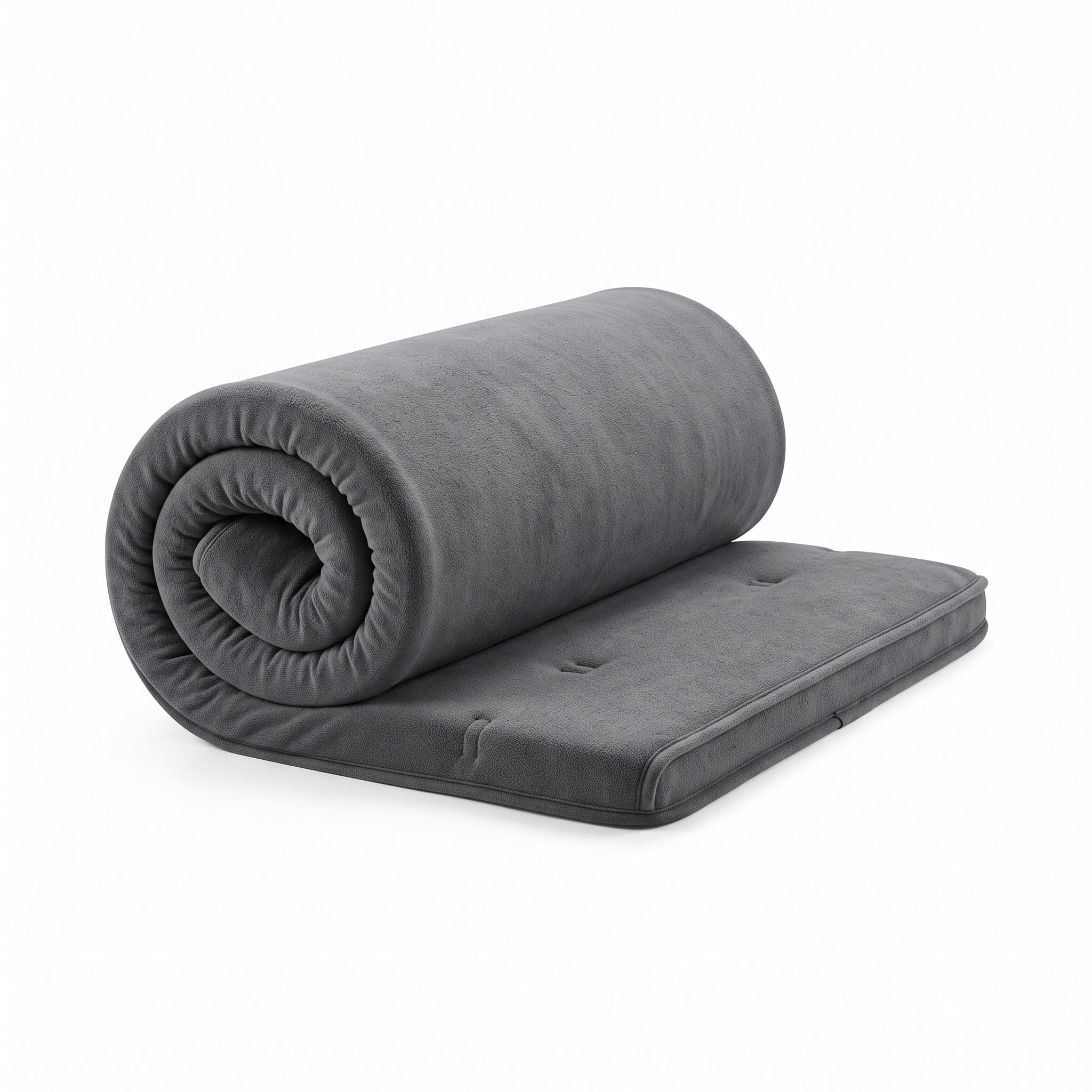 The Driftwood Versatile Plush Fleece Roll-Up Guest Futon & Travel Mat