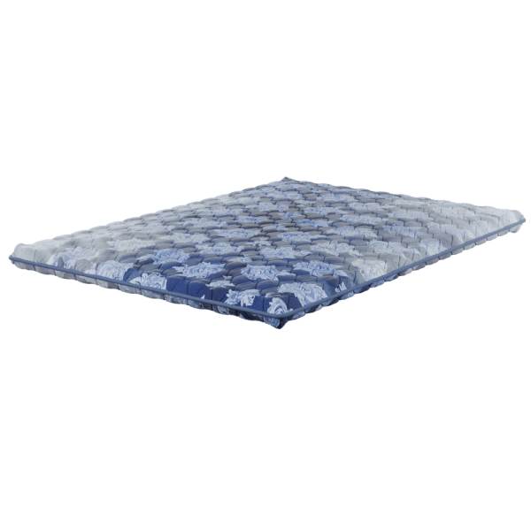 National Blue Bloom Quilted Mattress Topper